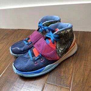 Nike Kyrie 6 Pre Heat Miami 2019 Sneakers Shoes 5.5Y Youth CV5574-403 Basketball